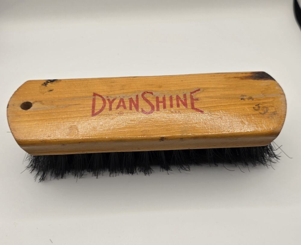 DYANSHINE PURE HORSEHAIR HORSE HAIR SHOE BRUSH, made in USA